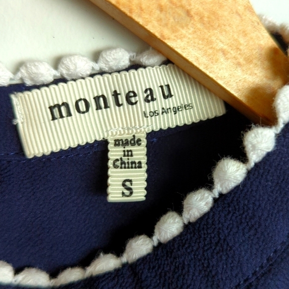 Monteau Los  Angeles Lace Top S - Picture 2 of 5
